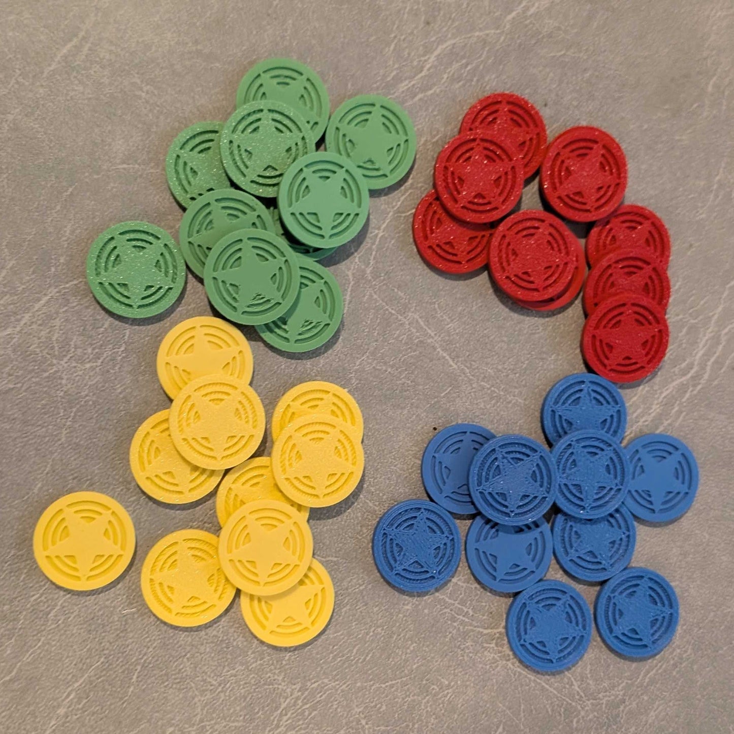 Replacement Chips, Set of 40, for Mr. Mouth Board Game (Tomy, 1976)