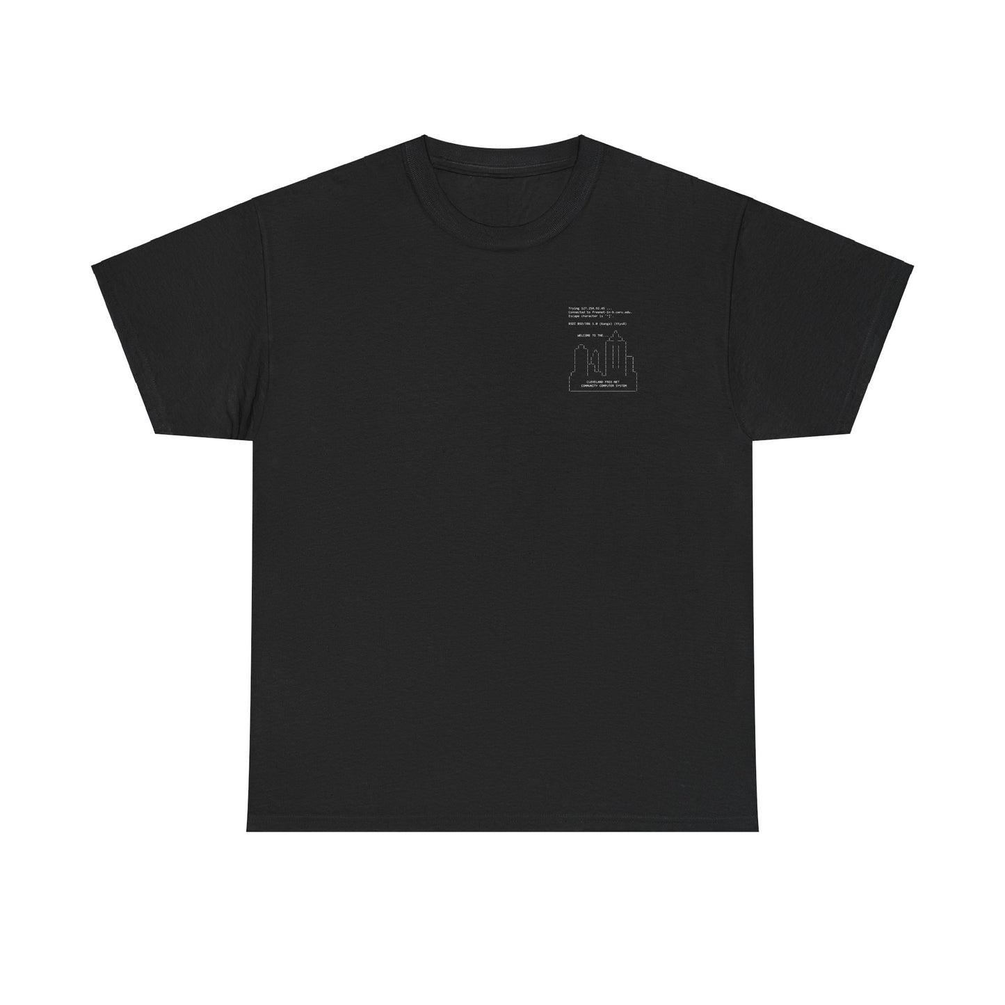 Cleveland Free-Net T-Shirt with Logo and Historical Information