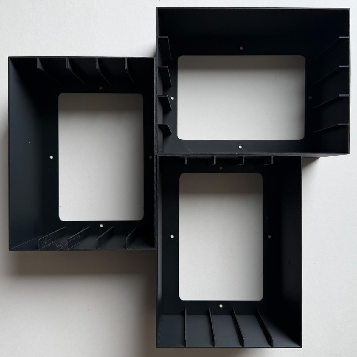 Clamshell VHS Wall Organizer – Modular Storage Rack & Organizer
