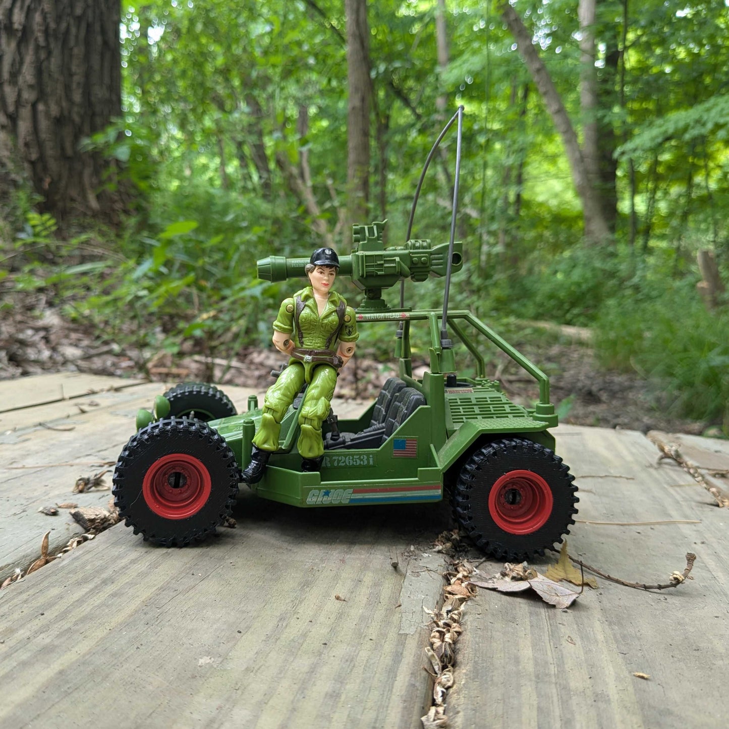 G.I. Joe Striker Custom Aftermarket Replacement Wheels & Tires (Set of 4)