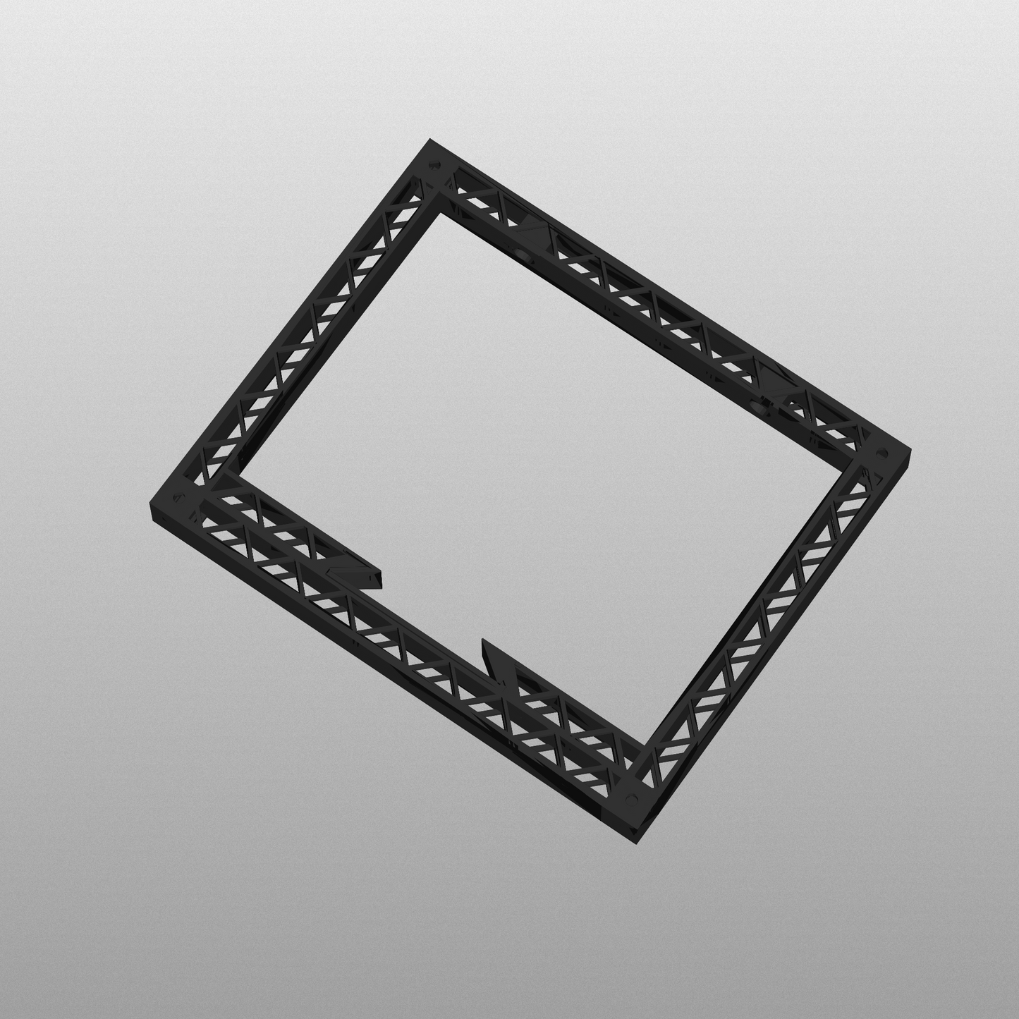 S Scale - Train Track Ceiling Truss - Single Track