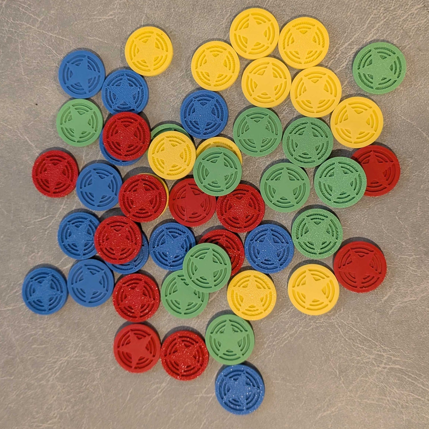 Replacement Chips, Set of 40, for Mr. Mouth Board Game (Tomy, 1976)