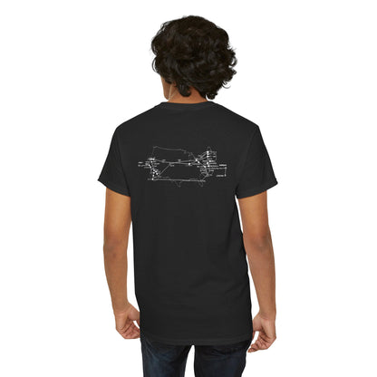 ARPANET T-Shirt with Logo and Network Map