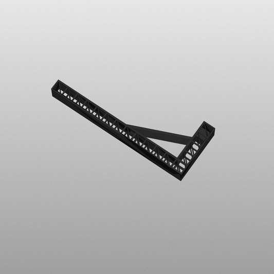 G Scale - Train Track Corner Mount - Single Track