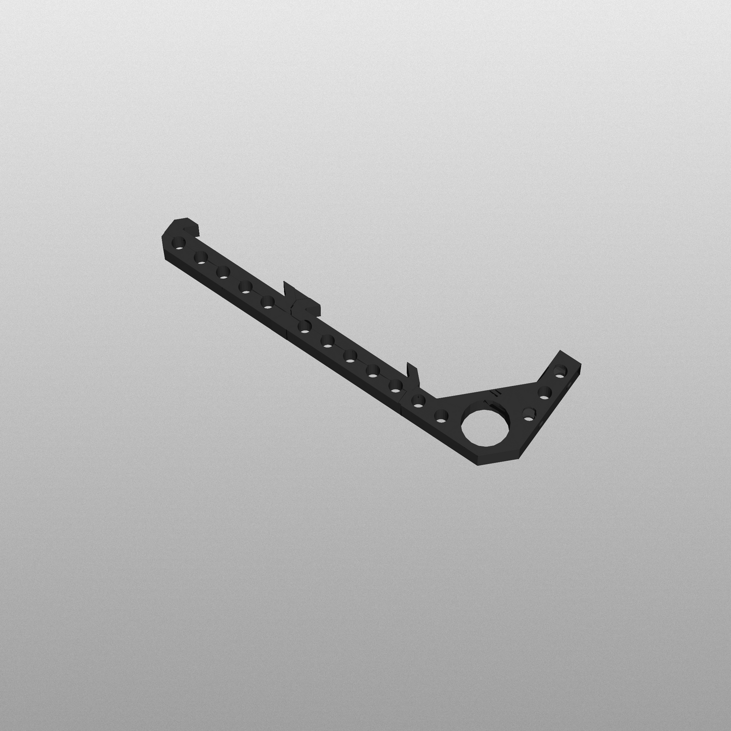 HO Scale - Train Track Wall Mount - Double Track