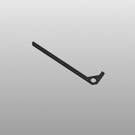 HO Scale - Train Track Corner Mount - Double Track