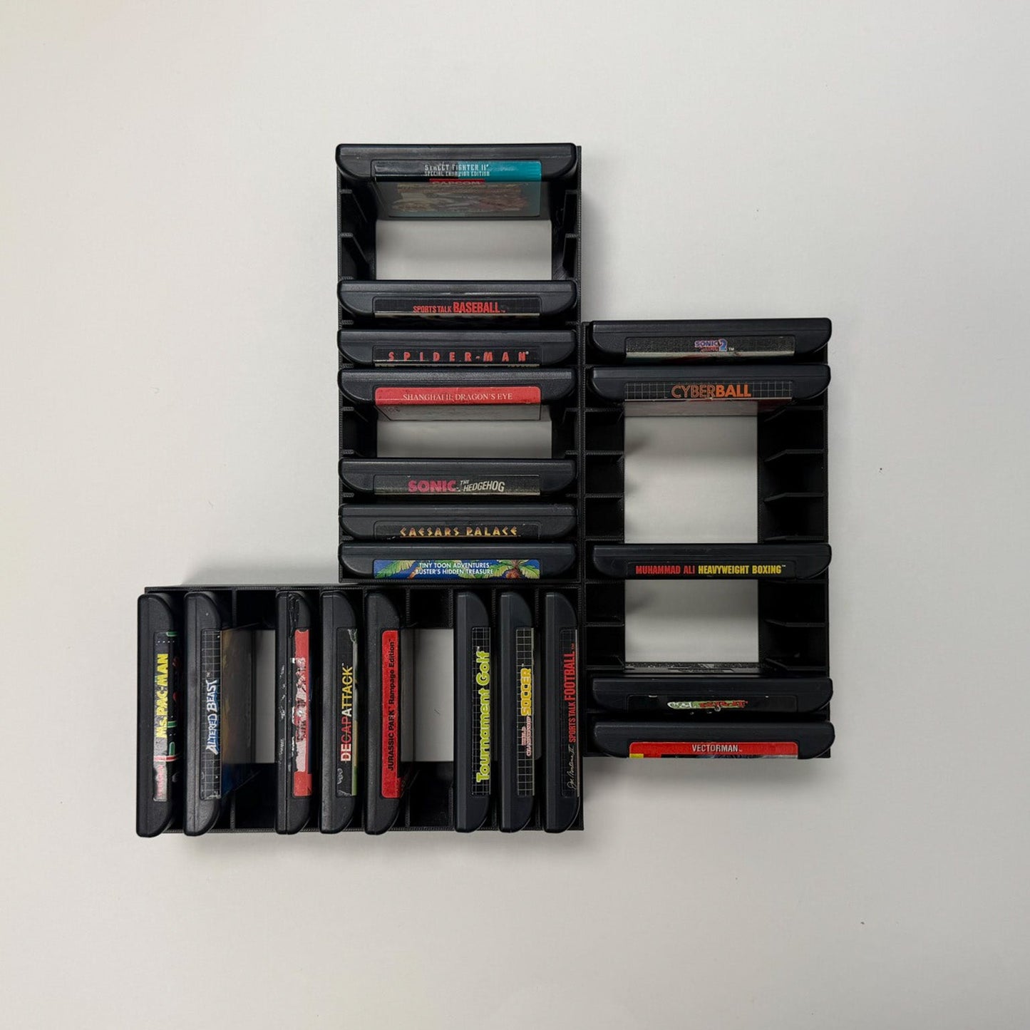 SEGA Genesis Cartridge Wall Mount – Display & Organizer for Loose Carts