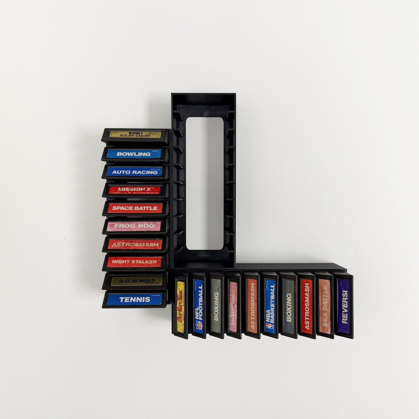 Intellivision Cartridge Wall Mount – Display & Organizer for Loose Carts