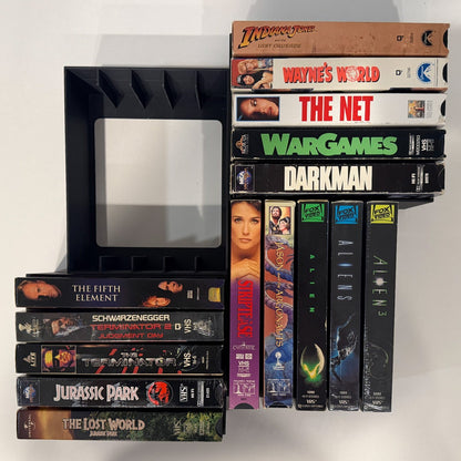 VHS Wall Organizer – Modular Storage Rack & Organizer