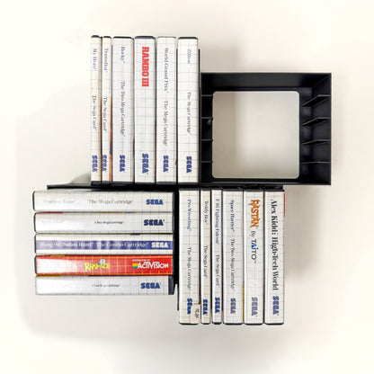 SEGA Master System Boxed Video Game Cartridge Wall Mount / Organizer / Display