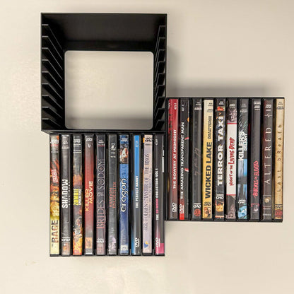 DVD Wall Organizer – Modular Storage Rack & Display