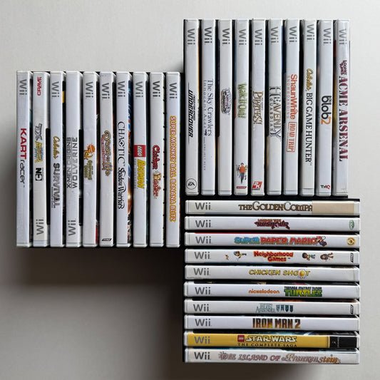 Nintendo Wii Video Game Wall Mount / Organizer / Display