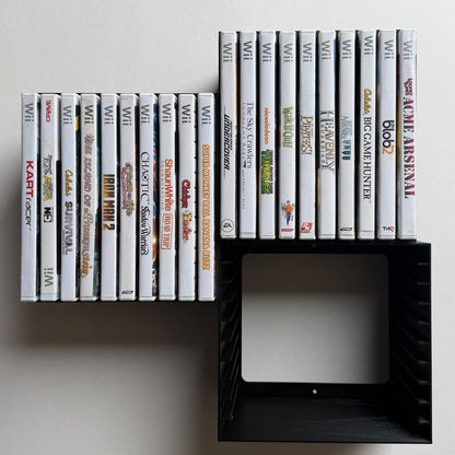Nintendo Wii Video Game Wall Mount / Organizer / Display