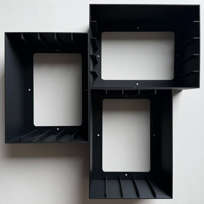 Clamshell VHS Wall Organizer – Modular Storage Rack & Organizer