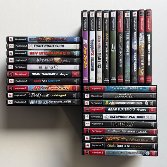 PlayStation 2 (PS2) Video Game Wall Mount / Organizer / Display