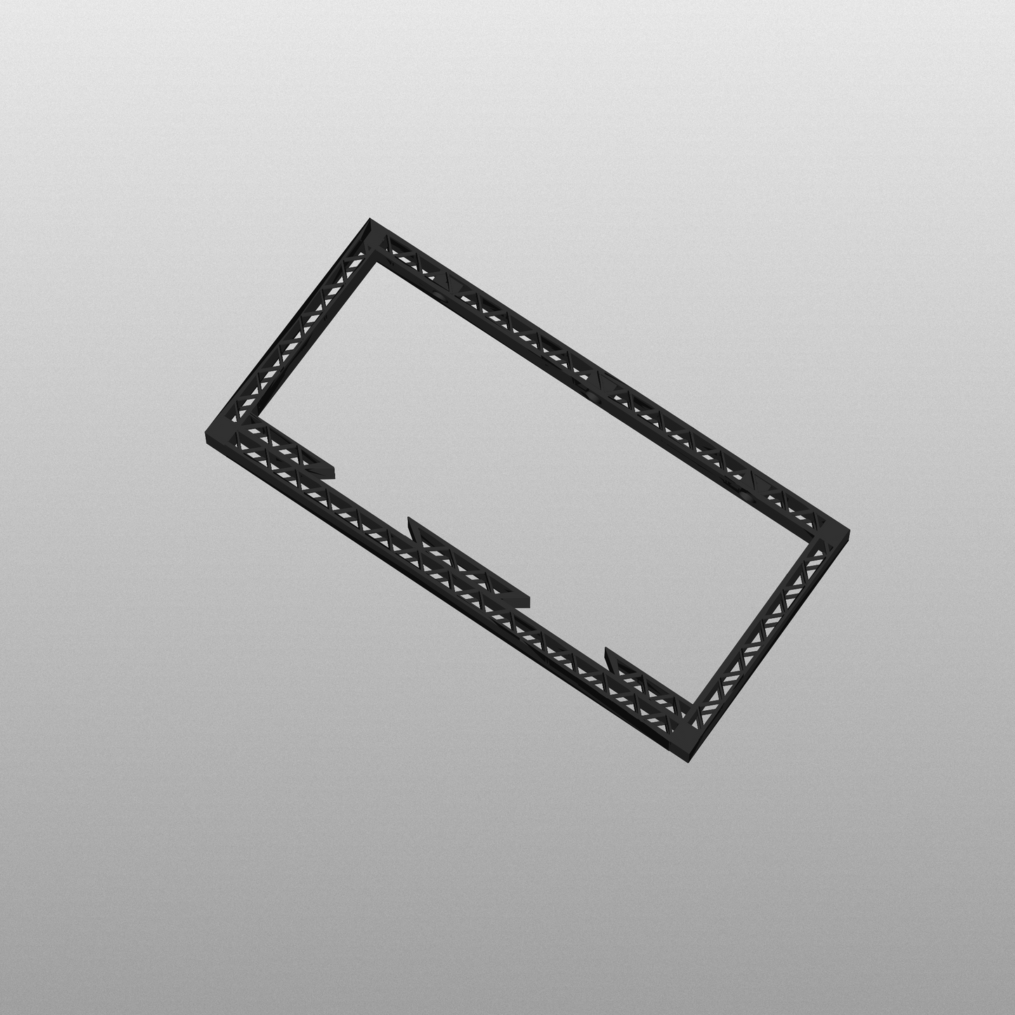 O Scale - Train Track Ceiling Truss - Double Track