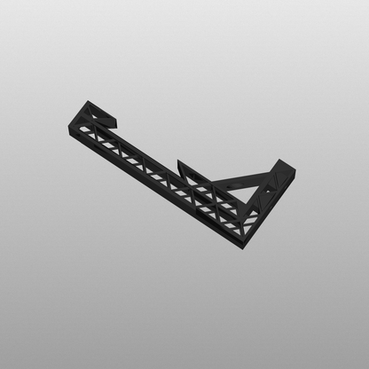 O Scale - Train Track Wall Mount - Single Track