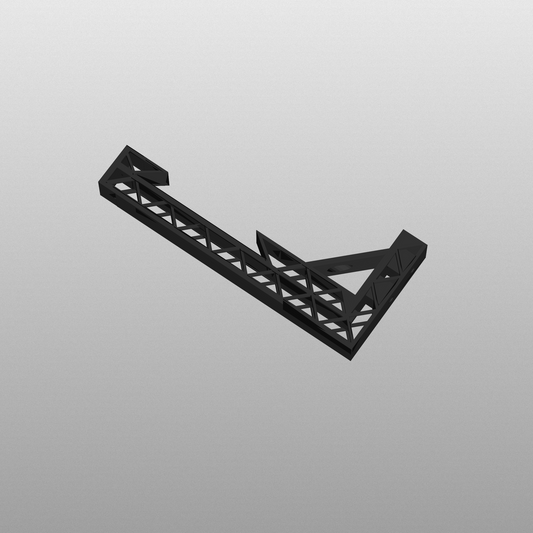 O Scale - Train Track Wall Mount - Single Track