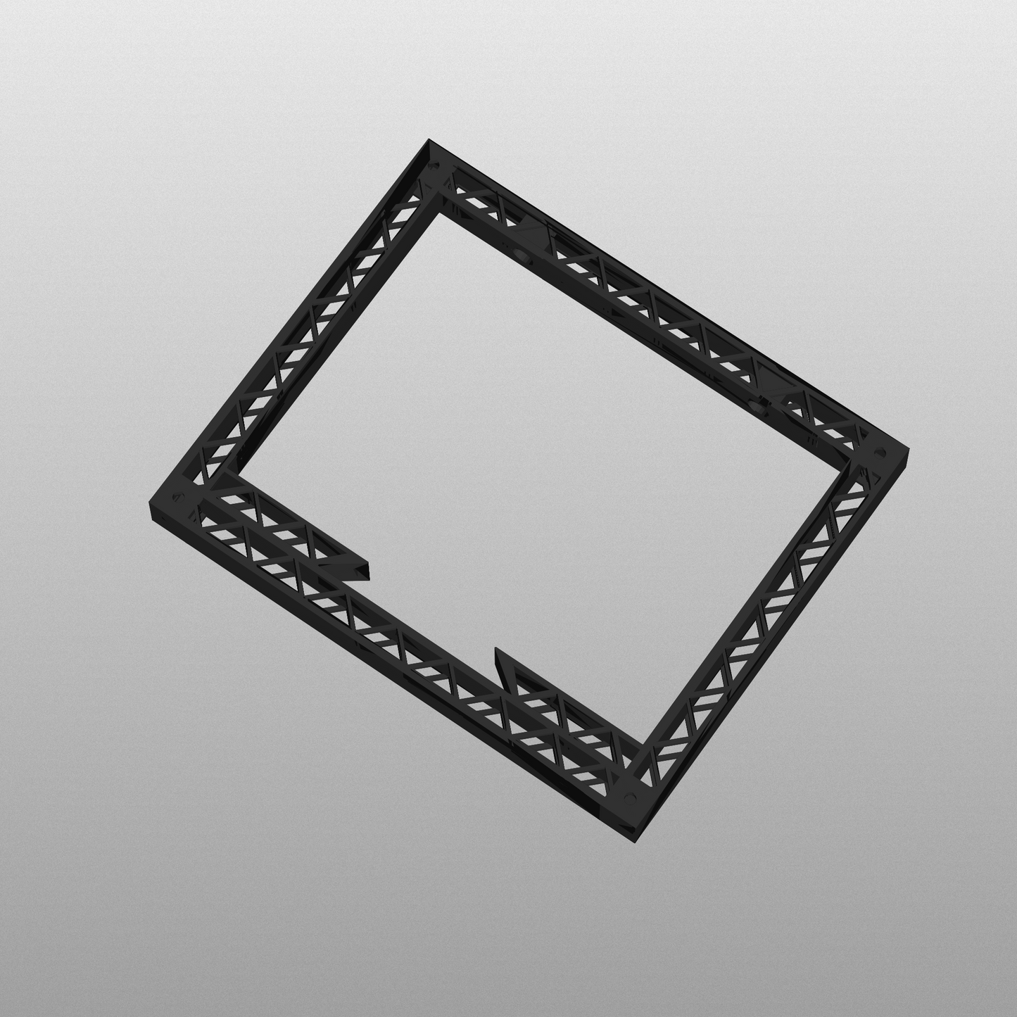 O Scale - Train Track Ceiling Truss - Single Track