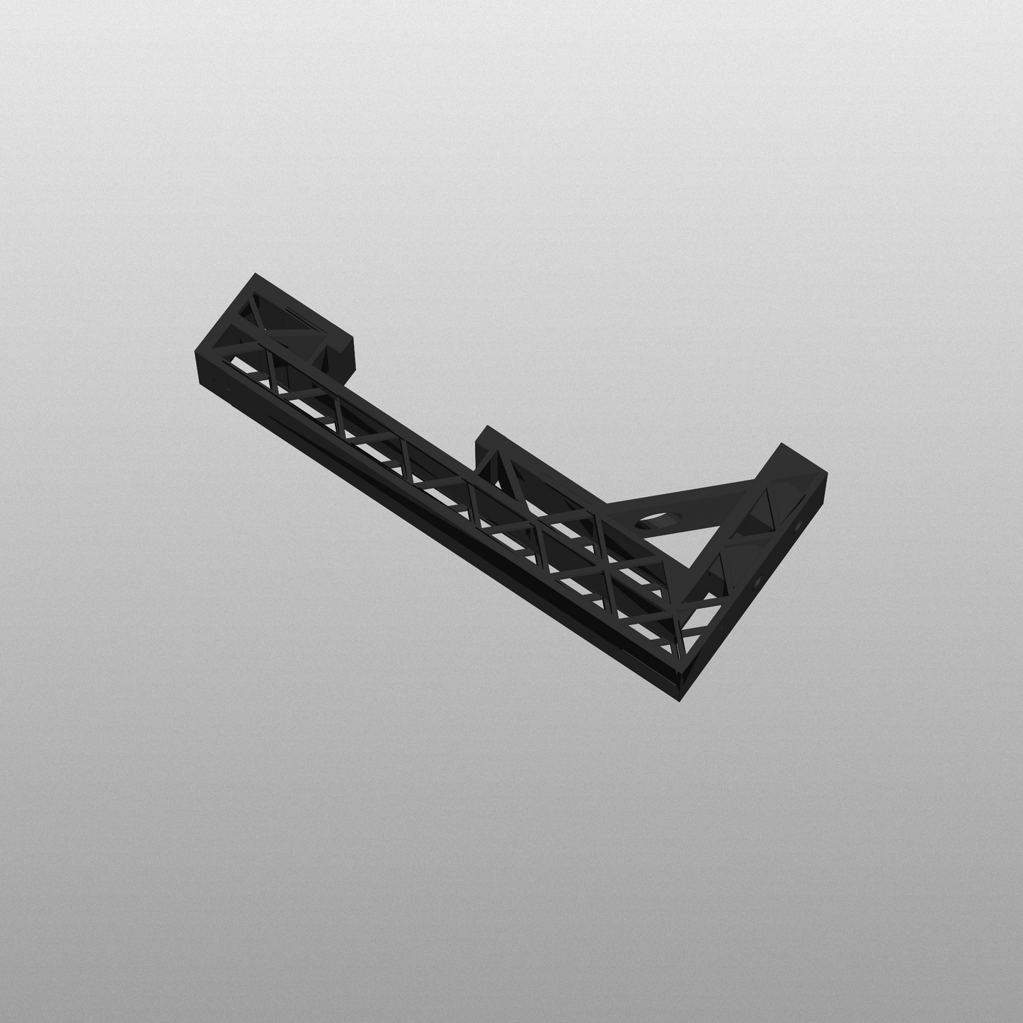 O Scale - Train Track Wall Mount - Single Track