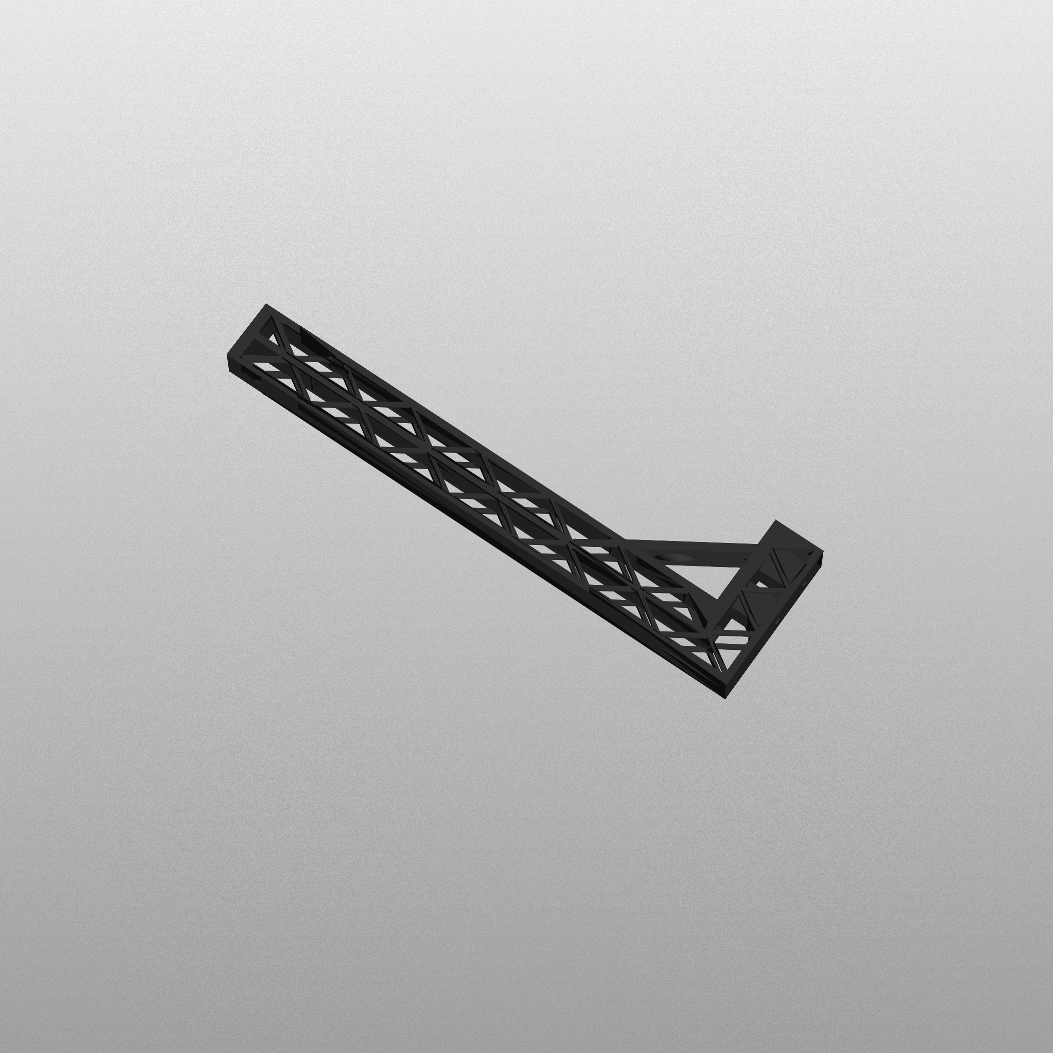 O Scale - Train Track Corner Mount - Single Track – Rebar Labs