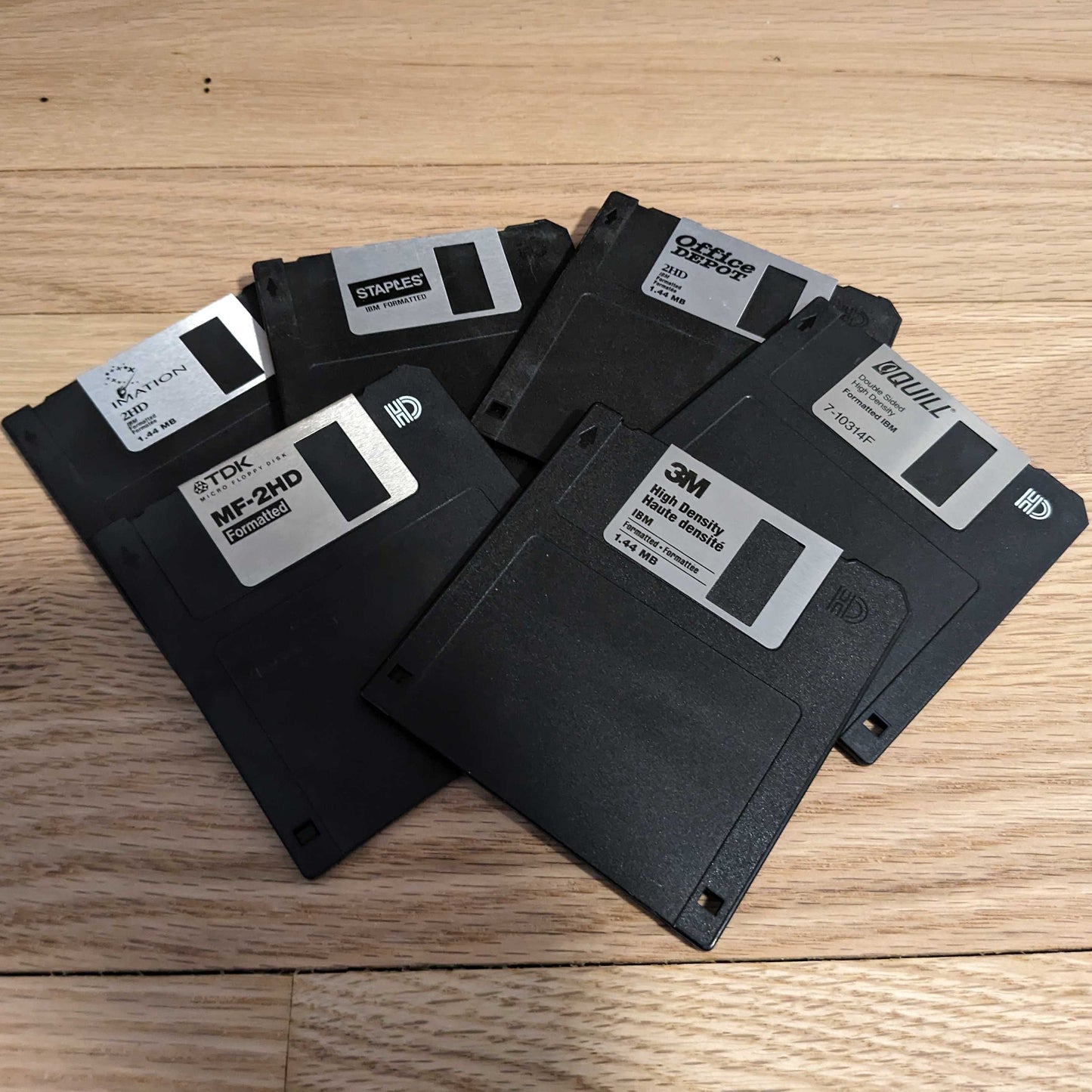 Reformatted 3.5" DS/HD Floppy Disks