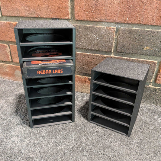 Wall-Mountable Atari Video Game Cartridge Organizer – Holds 5 or 8 Cartridges