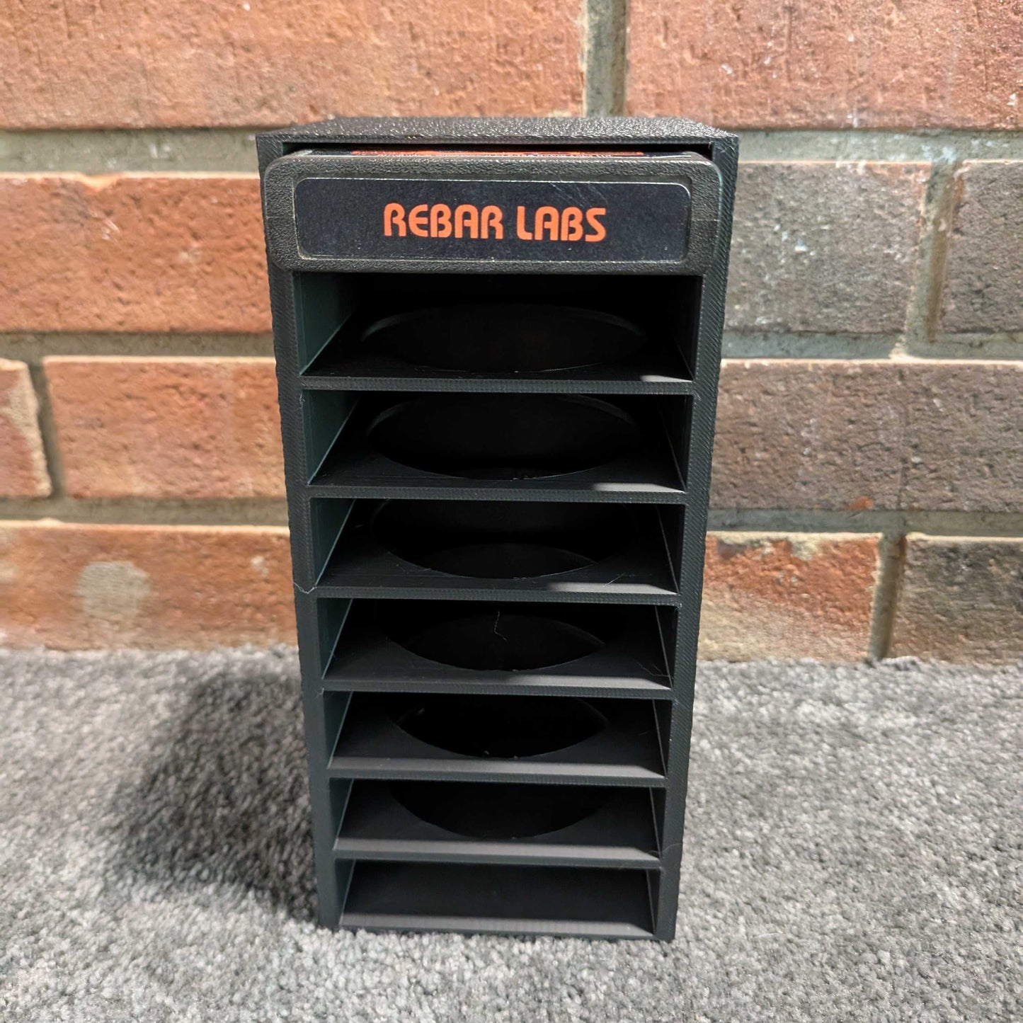 Wall-Mountable Atari Video Game Cartridge Organizer – Holds 5 or 8 Cartridges