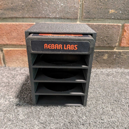 Wall-Mountable Atari Video Game Cartridge Organizer – Holds 5 or 8 Cartridges