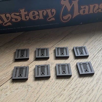 Replacement Secret Passages, Set of 8, for Mystery Mansion Board Game