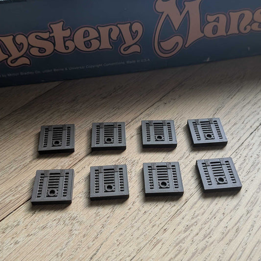 Replacement Secret Passages, Set of 8, for Mystery Mansion Board Game