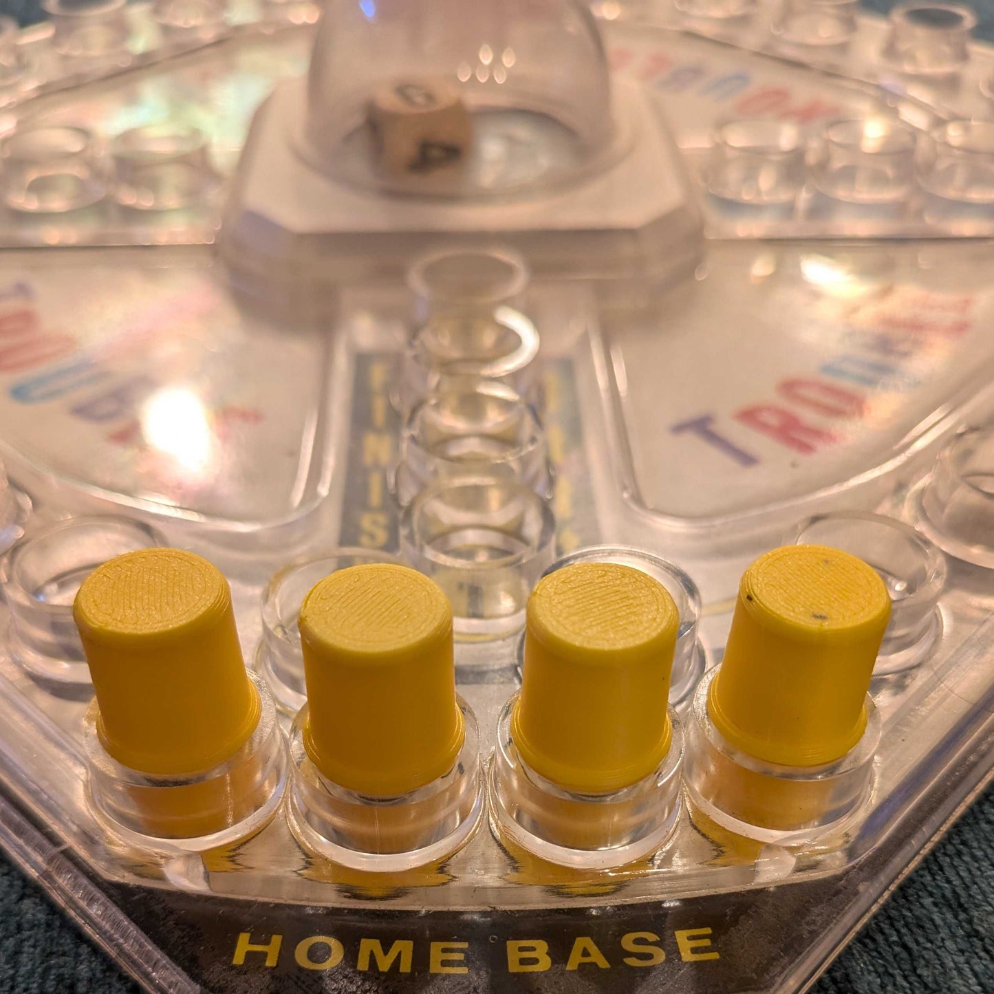 Replacement Pawns, Set of 16 in Red, Yellow, Blue, Green for Trouble Board Game