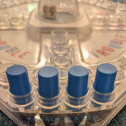 Replacement Pawns, Set of 16 in Red, Yellow, Blue, Green for Trouble Board Game