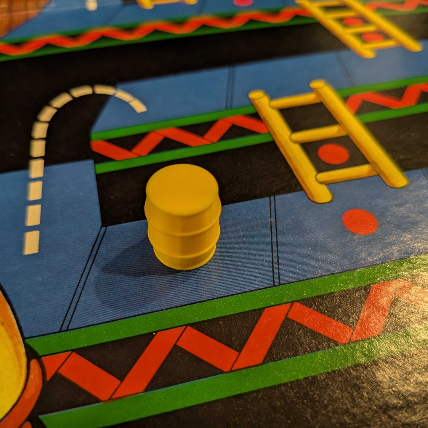 Replacement Barrels, Set of 12, for 1980s Donkey Kong Board Game