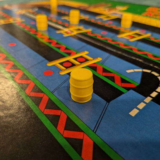 Replacement Barrels, Set of 12, for 1980s Donkey Kong Board Game