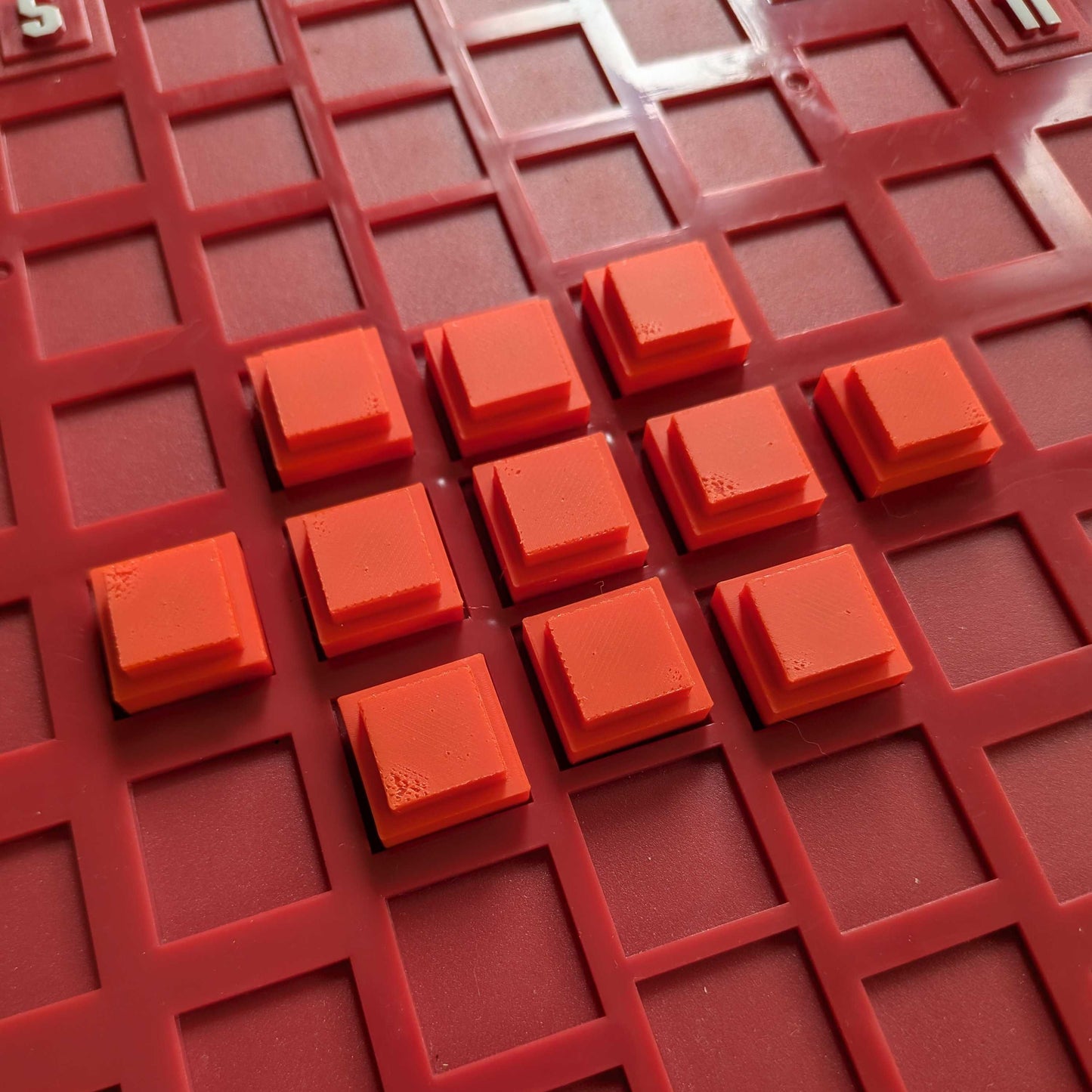 Replacement Color Squares, Set of 44, for Can't Stop Board Game