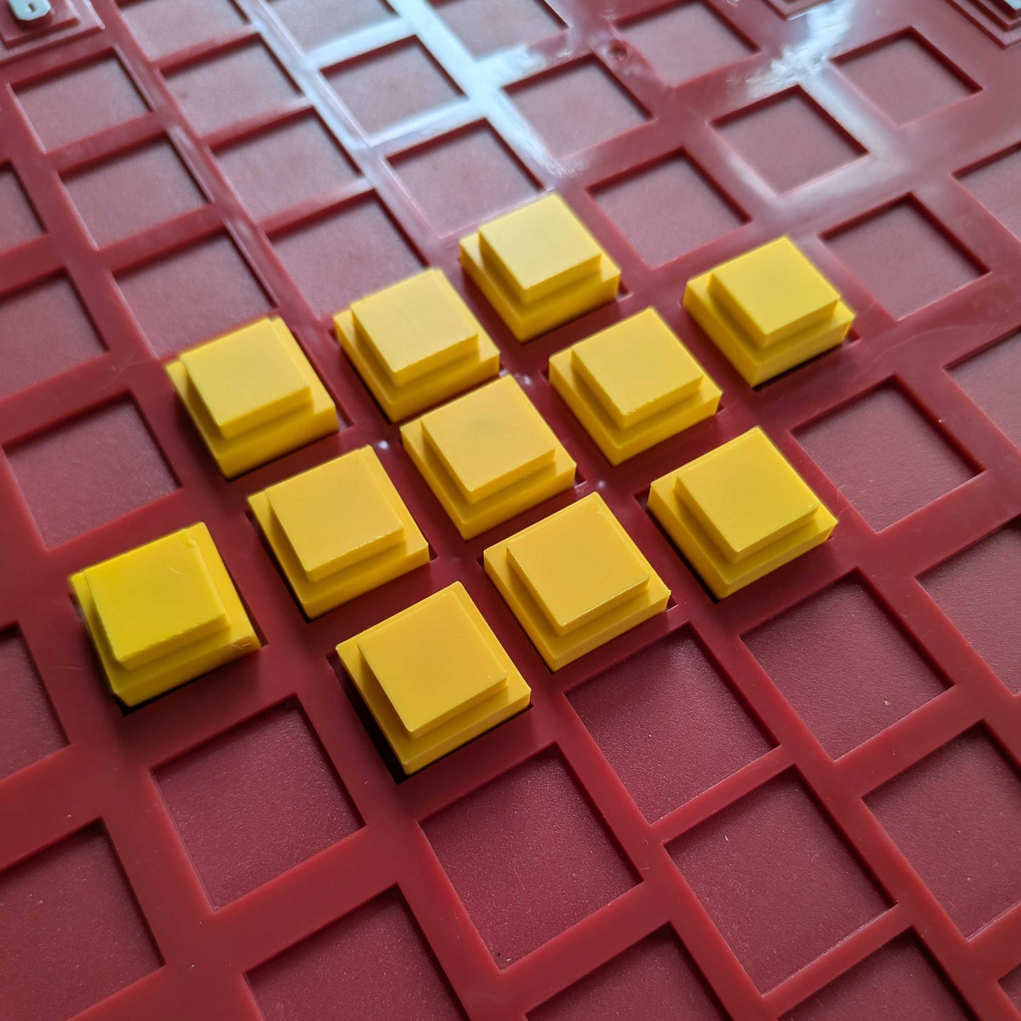 Replacement Color Squares, Set of 44, for Can't Stop Board Game