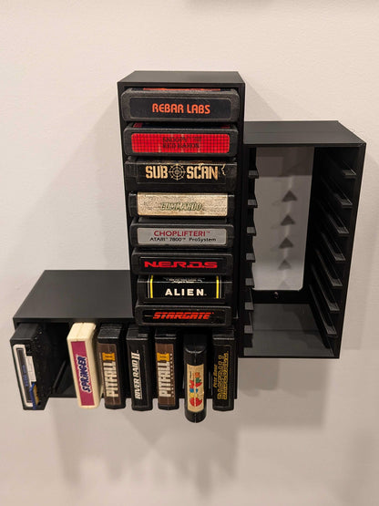 Atari 2600 Video Game Cartridge Wall Mount / Organizer / Display