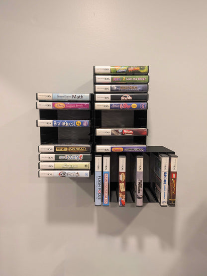 Nintendo DS Video Game Cartridge Wall Mount / Organizer / Display